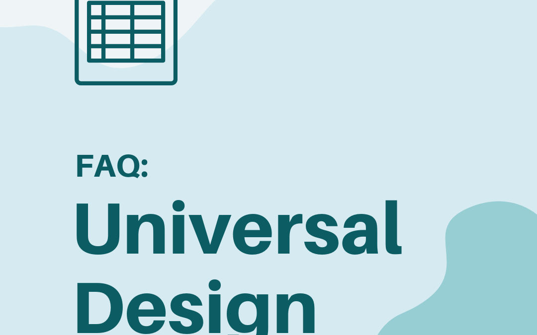 FAQ: Universal Design