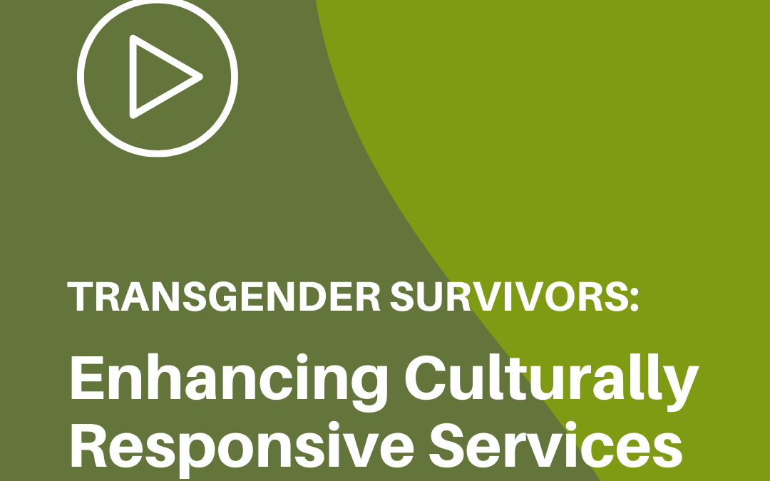 Transgender Survivors: Enhancing Culturally Responsive Services (WCASA/WCADV)