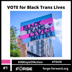 VOTE: Black Trans Lives Matter (Day 1)