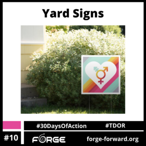 Yard Signs, Stickers, and Symbols, Oh My! (Day 10)