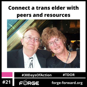 Connect Trans Elders with Peers and Resources (Day 21)