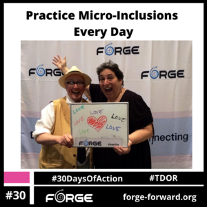 Practice micro-inclusions all year long (Day 30)