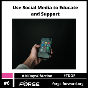 Use social media to educate and support (Day 6)