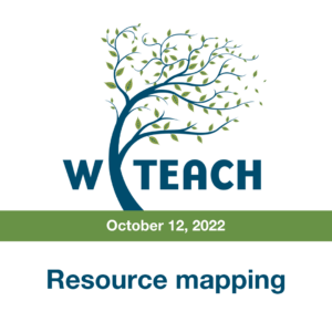 WiTEACH – Resource mapping