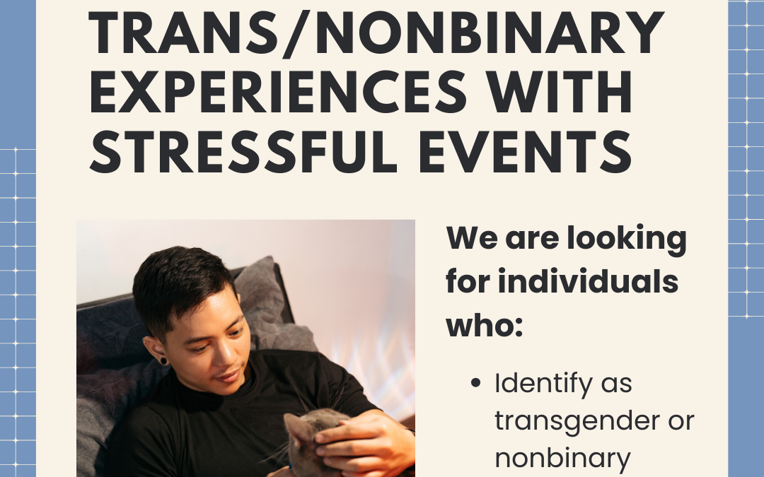 Online Survey: Trans/Nonbinary Experiences with Stressful Events